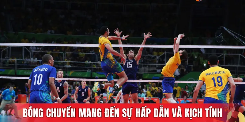 Bóng chuyền mang đến những trận thi đấu hấp dẫn và kịch tính ở Thể thao GAVIP68